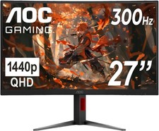 AOC Curved Gaming Monitor 2K QHD 300Hz VA 0.3ms - 27" (CQ27G4ZH)