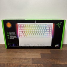 Razer Blackwidow V4 75% RGB Mechanical Gaming Keyboard White - NEW - SHIPS TODAY