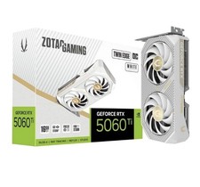 ZOTAC GeForce RTX 5060 Ti 16GB Twin Edge GDDR7 White OC Graphics Card DLSS 4