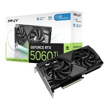 PNY NVIDIA GeForce RTX 5060 Ti OC Dual Fan 8GB GDDR7 PCIe 5.0 Graphics Card -New