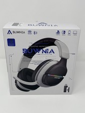 BUWNIA WF18 Wireless Gaming Headset 7.1 Surround Sound PC PS4 PS5 Switch Laptop