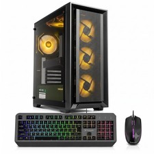 Prebuilt Gaming PC Desktop Intel i7 RTX 3050 16GB RAM 512GB SSD Win11 Pro WiFi6