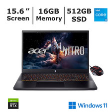 NEW Acer Nitro V 15 15.6" Laptop i5-13420H 16GB RAM 512GB SSD RTX 5050 8GB