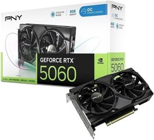 PNY NVIDIA GeForce RTX 5060 8GB GDDR7 OC Graphics Card