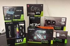 Graphics Card Box ONLY – NVIDIA GTX/RTX AMD – ASUS EVGA Gigabyte PNY – No GPU