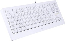 Professional 104 Mechanical Gaming Keyboard K23 Rainbow Backlight Full Key White