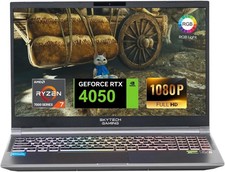 Skytech Gaming Lumi Gaming Laptop: Ryzen 7 7435HS,RTX 4050, 1TB Gen4, 16GB-USED