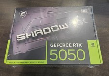 New MSI GeForce RTX 5050 8GB SHADOW 2X OC GDDR6 Graphics Card 912-V538-018
