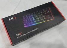 HK GAMING GK61 Mechanical Gaming Keyboard - 61 Keys Multi Color RGB Illuminated
