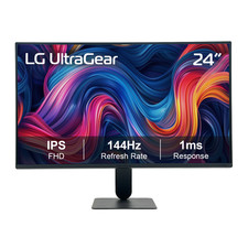 LG UltraGear 24" G4 IPS FHD 1ms 144Hz Gaming Monitor - Black 24G411B-B