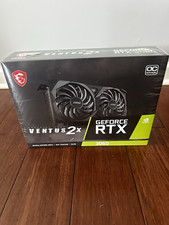 MSI GeForce RTX 3060 Ventus 2X 12G OC 12GB GDDR6 Graphics Card - New Sealed