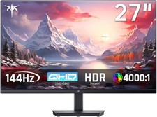 KTC H27T27S 27'' QHD Computer Monitor, 144Hz Gaming PC Monitor, 4000:1  2K 1440P