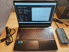 MSI Thin Laptop FHD, I5-11400H, RTX 3050, 16GB RAM, 512GB SSD 11UC-1276US GF63