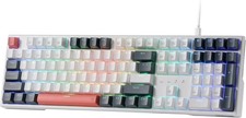 Redragon K668 RGB Gaming 108 Keys Wired Mechanical Hot-swappable Keyboard 
