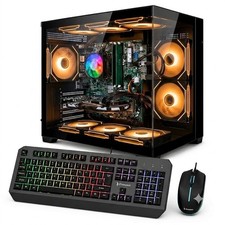RTX 4060 Gaming PC Desktop,Ryzen 7 5800X,16GB RAM,1TB NVME,WIN11Pro,BT5.4,WIFI6