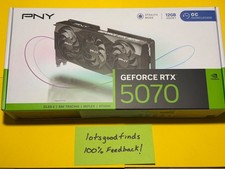 FAST FREE SHIP NVIDIA GeForce RTX 5070 12GB OC GDDR7 PCI Graphics Card PNY New!