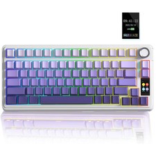 AULA S75Pro 75% Wireless Mechanical Gaming Keyboard TFT Screen Tri