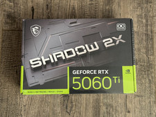 MSI NVIDIA GeForce RTX 5060 Ti Shadow 2X OC 16GB GDDR7 Graphics Card | Brand New
