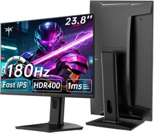 KTC H24T7 24" Gaming Monitor 180Hz,2K 1440P Computer Monitor,Fast IPS,HDR400,1ms