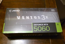 MSI NVIDIA GeForce RTX 5060 VENTUS 3X OC 8GB GDDR7 Graphics Card