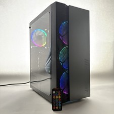 Custom Desktop PC Computer RTX 2060 Intel i7-2600 16GB DDR3 256GB SSD 1TB Black