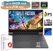 2026 HP Victus Gaming Laptop 15.6" Ryzen 7 NVIDIA RTX 4050 Upto 64GB RAM 2TB SSD