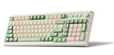 NEW AULA S99 Wireless Mechanical Gaming Keyboard Green + Light Cream