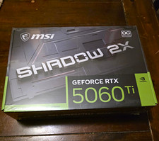 MSI NVIDIA GeForce RTX 5060 Ti Shadow 2X OC 8GB GDDR7 Graphics Card