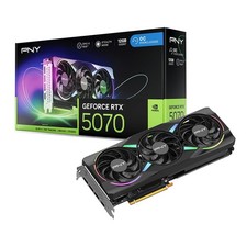PNY RTX 5070 EPIC-X ARGB OC 12GB GDDR7 Triple Fan Graphics Card