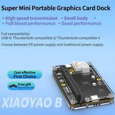 External GPU Dock Thunderbolt Compatible 3 4 To PCIe Graphics Card Support