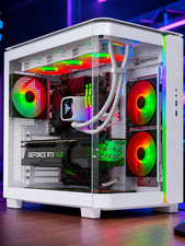 Custom Build ARGB Desktop 8th Gen PC 32GB RAM 1TB NVMe RTX5050 Win11 GAMING Wifi