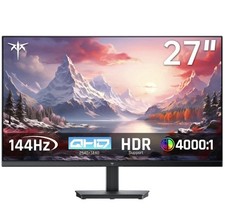 KTC H27T27S 27'' QHD Computer Monitor, 144Hz Gaming PC Monitor, 4000:1 2K 1440P