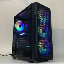 Gaming PC Desktop Computer RTX 4060 Intel i5-8500 16GB DDR4 1TB SSD Win11 RGB