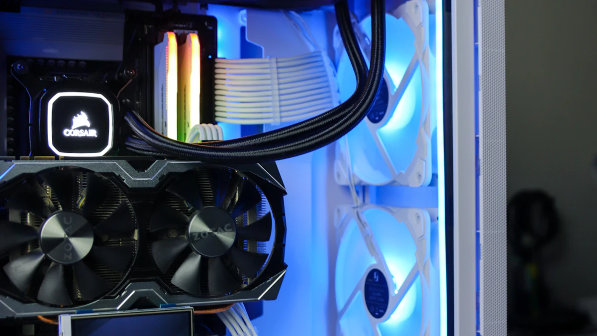 Gaming desktop setup