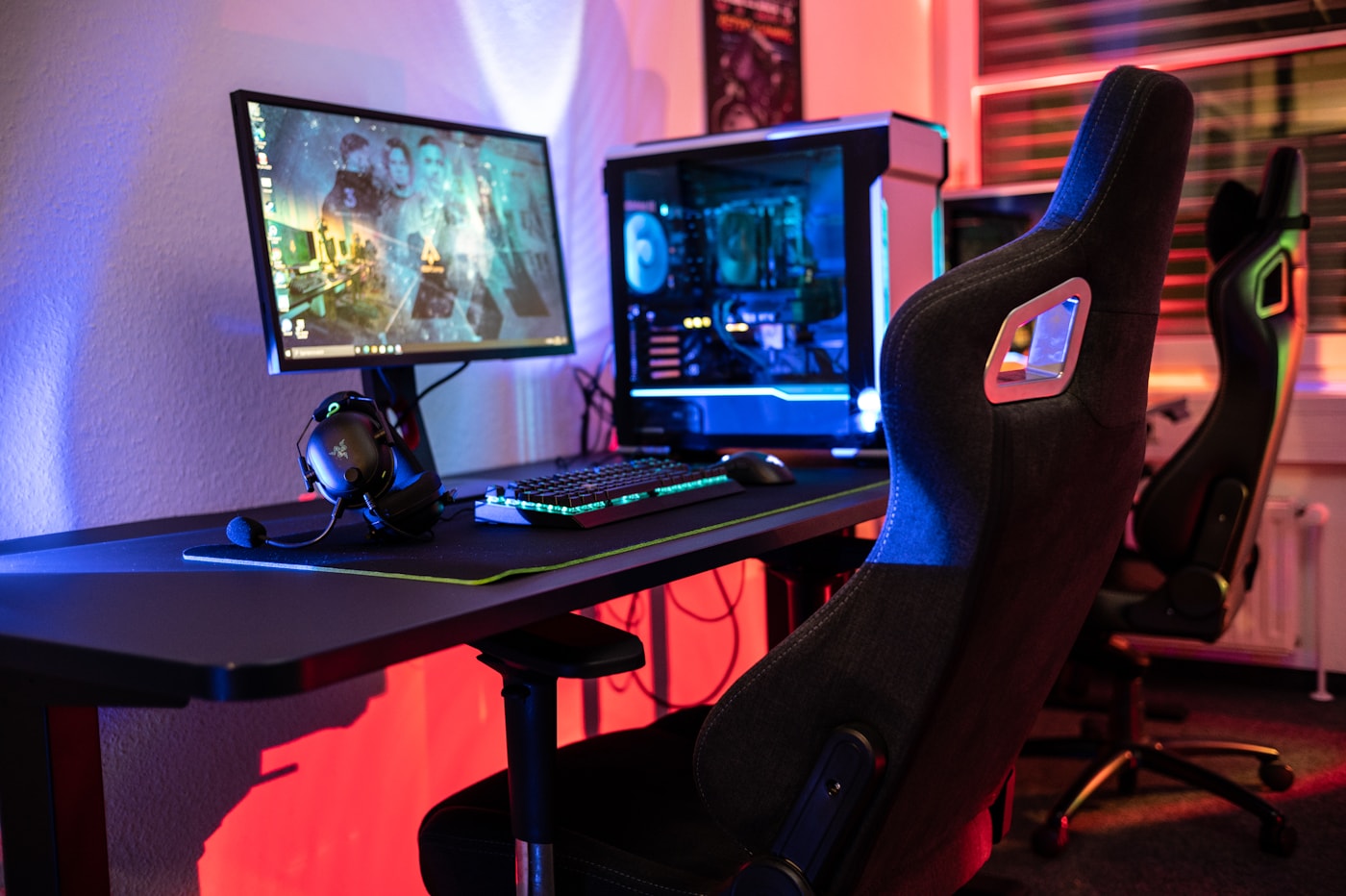 Gaming chair representing independent buying research