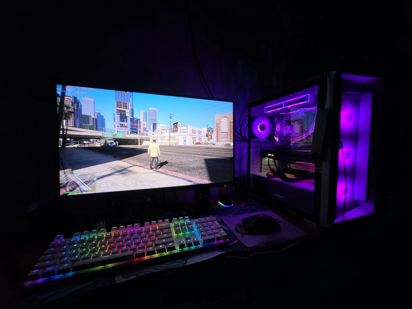 Gaming desktop representing independent buying research
